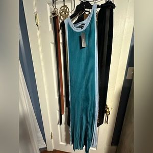 Green & turquesa dress